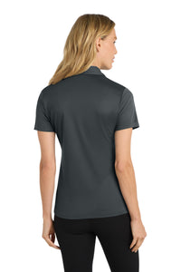 Port Authority Women's Silk Touch Performance Polo - Steel Grey Back