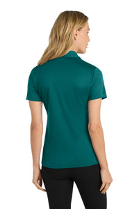 Port Authority Women's Silk Touch Performance Polo - Teal Green Back