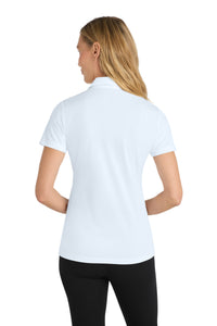Port Authority Women's Silk Touch Performance Polo - White Back