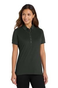 Port Authority Women's Stretch Pique Polo - Grey Smoke