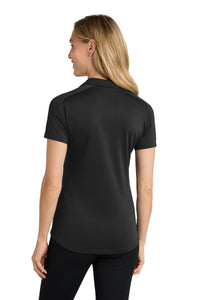 Port Authority Women's Diamond Jacquard Polo - Black Back