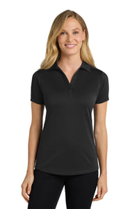 Port Authority Women's Diamond Jacquard Polo - Black