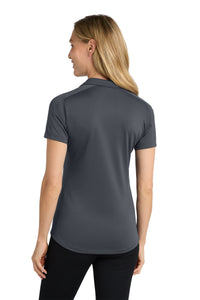 Port Authority Women's Diamond Jacquard Polo - Graphite Back