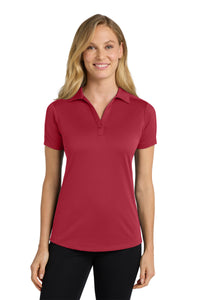 Port Authority Women's Diamond Jacquard Polo - Rich Red