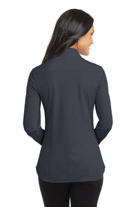 Port Authority Women's Dimension Knit Dress Shirt - Battleship Grey Back