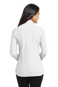 Port Authority Women's Dimension Knit Dress Shirt - White Back