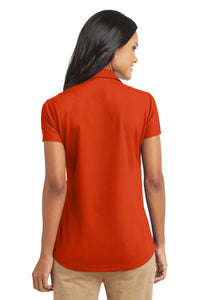 Port Authority Women's Dry Zone Grid Polo - Autumn Orange Back