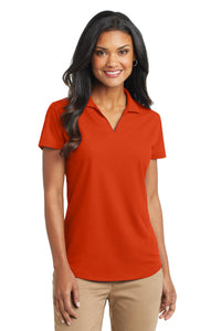 Port Authority Women's Dry Zone Grid Polo - Autumn Orange