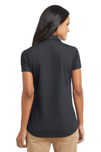 Port Authority Women's Dry Zone Grid Polo - Battleship Grey Back
