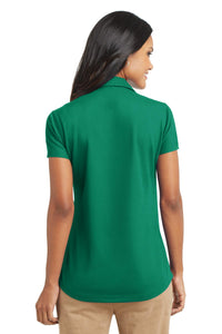 Port Authority Women's Dry Zone Grid Polo - Jewel Green Back