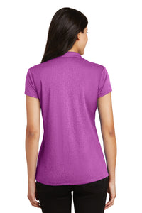 Port Authority Women's Trace Heather Polo - Berry Heather Back