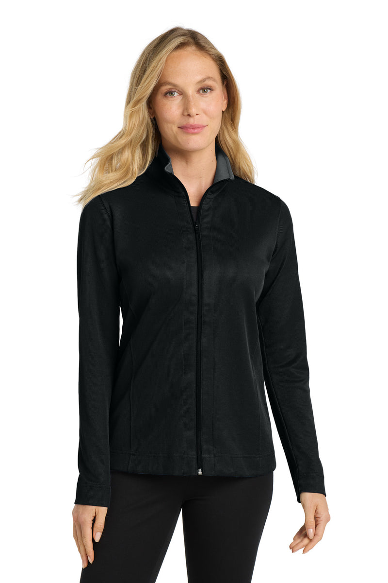 Port Authority Women's Vertical Texture Full-Zip Jacket