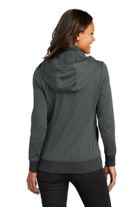 Port Authority Women's Smooth Fleece Hooded Jacket L814 - Graphite Back