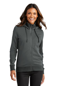 Port Authority Women's Smooth Fleece Hooded Jacket L814 - Graphite