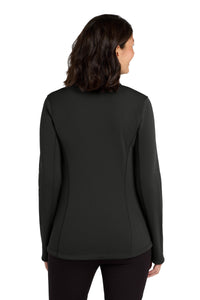 Port Authority  Women's Collective Smooth Fleece Jacket - Deep Black Back