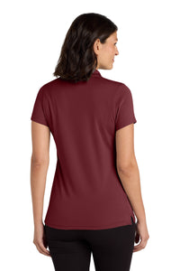 Port Authority Women's Dry Zone UV Micro-Mesh Polo - Burgundy Back