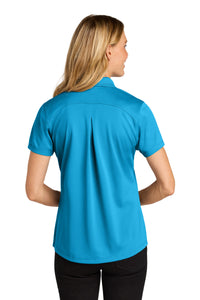 Port Authority Women's Wearever Performance Pique Polo LK240 - Parcel Blue Back