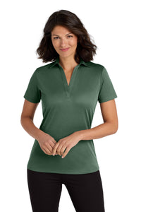 Port Authority  Women's Heathered Silk Touch  Performance Polo - Green Glen Heather