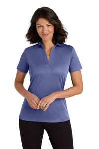 Port Authority  Women's Heathered Silk Touch  Performance Polo - Royal Heather