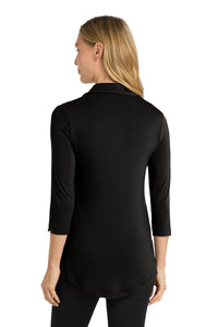 Port Authority  Women's Luxe Knit Tunic - Deep Black Back