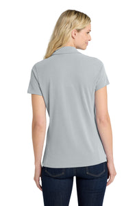 Port Authority  Women's Poly Oxford Pique Polo - Gusty Grey Back