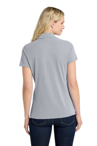 Port Authority  Women's Poly Oxford Pique Polo - True Navy Back
