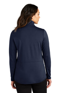 Port Authority Women's Accord Stretch Fleece Full-Zip LK595 - Navy Back
