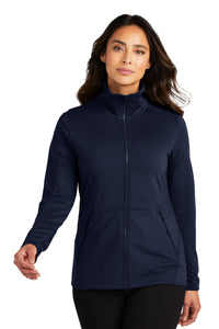 Port Authority Women's Accord Stretch Fleece Full-Zip LK595 - Navy