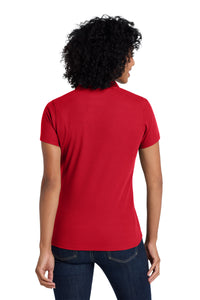 Port Authority  Women's EZPerformance  Pique Polo - Apple Red Back