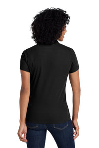 Port Authority  Women's EZPerformance  Pique Polo - Black Back