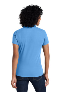 Port Authority  Women's EZPerformance  Pique Polo - Carolina Blue Back
