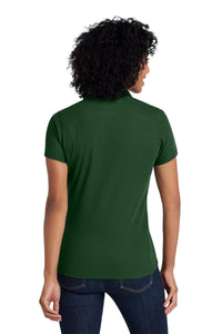 Port Authority  Women's EZPerformance  Pique Polo - Deep Forest Green Back