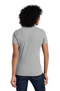 Port Authority  Women's EZPerformance  Pique Polo - Gusty Grey Back
