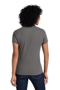 Port Authority  Women's EZPerformance  Pique Polo - Sterling Grey Back