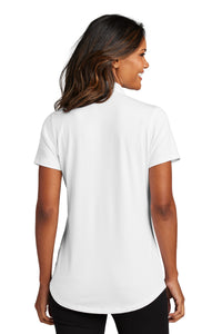 Port Authority Women's City Stretch Polo LK683 - White Back