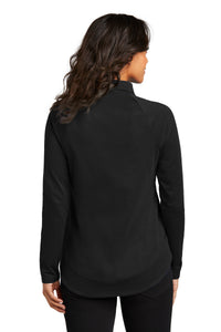Port Authority Women's C-FREE Cypress 1/4-Zip LK870 - Deep Black Back