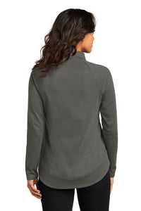 Port Authority Women's C-FREE Cypress 1/4-Zip LK870 - Grey Steel Back