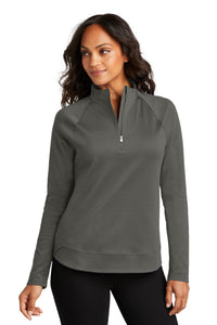 Port Authority Women's C-FREE Cypress 1/4-Zip LK870 - Grey Steel