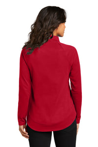 Port Authority Women's C-FREE Cypress 1/4-Zip LK870 - Rich Red Back