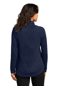 Port Authority Women's C-FREE Cypress 1/4-Zip LK870 - True Navy Back
