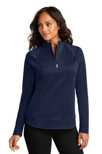 Port Authority Women's C-FREE Cypress 1/4-Zip LK870 - True Navy