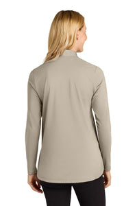 Port Authority Women's C-FREE Double Knit 1/4-Zip LK880 - Sahara Back