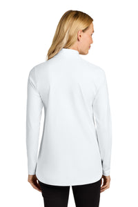 Port Authority Women's C-FREE Double Knit 1/4-Zip LK880 - White Back