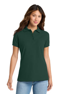 Port & Co Women's Core Blend Pique Polo - Dark Green