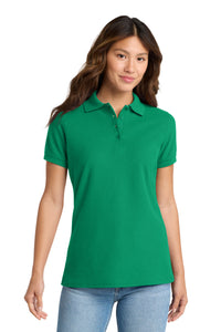 Port & Co Women's Core Blend Pique Polo - Kelly