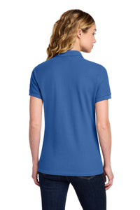 Port & Co Women's Core Blend Pique Polo - Royal Back