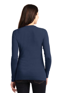 Port Authority Women's Concept Stretch Button-Front Cardigan - Dress Blue Navy Back