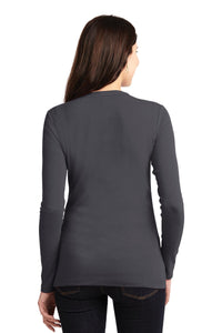 Port Authority Women's Concept Stretch Button-Front Cardigan - Grey Smoke Back