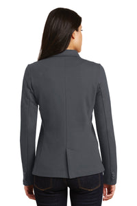 Port Authority Women's Knit Blazer - Battleship Grey Back