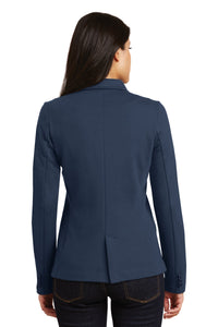 Port Authority Women's Knit Blazer - Deep Navy Back